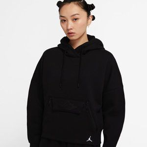 NWT.  Jordan 1 black pullover fleece lined hoodie